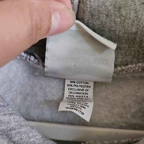 Champion Eco Fleece Sweater 2X Gray CSU Stanislaus Stan State Warriors Hoodie - Picture 5 of 8